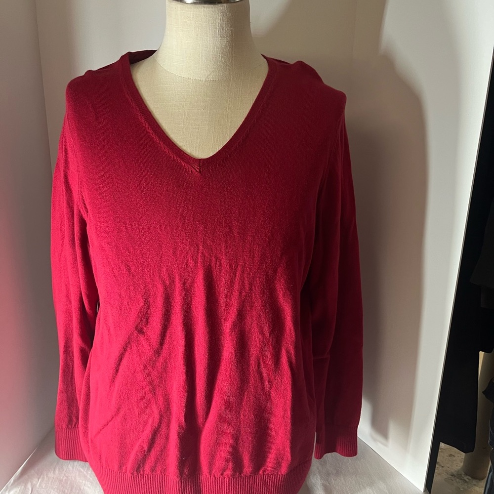 - NWT red LL Bean sweater